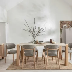 TREVI Tables À Manger Rectangulaires|Tables À Manger En Chêne|Table à manger moderne extensible 160-200 cm