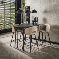 RALF Tables À Manger En Bois|Table à manger organique effet marbre 180 cm