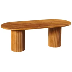 IENA Tables À Manger En Chêne|Tables À Manger En Bois|Table à manger ovale pieds design 220 cm