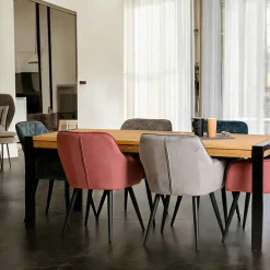 Loundge Tables À Manger Rondes|Tables À Manger Extensibles|Table à manger ronde bois massif 110-150 (avec 1 allonge)