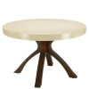BRASILIA Tables À Manger Rondes|Table à manger ronde plateau béton 120 cm pied métal