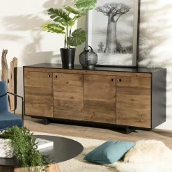 CRACOVIE Tables Basses Vintage|Tables Basses À Tiroirs|Table basse avec rangement bois recyclé pin