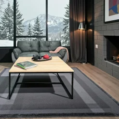 PALERME Tables Basses Carrées|Table basse carrée en chêne massif blanc 100 X 100