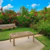 SUMMER Tables Basses De Jardin|Table basse de jardin en Teck brut massif 100cm