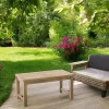 SUMMER Tables Basses De Jardin|Table basse de jardin en Teck brut massif 90cm