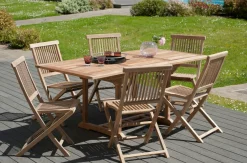 SUMMER Tables Basses De Jardin|Table basse de jardin en Teck brut massif 90cm