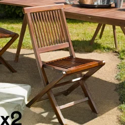 MACAO Tables Basses De Jardin|Table basse de jardin en teck huilé 100 cm