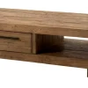 KERALA Tables Basses Scandinaves|Tables Basses À Tiroirs|Table basse en teck recyclé naturel