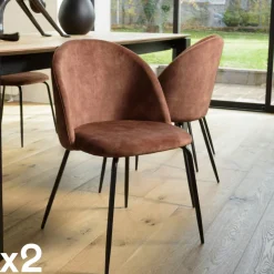 YOGY Tables Basses Design|Tables Basses Gigognes|Table basse gigogne en bois de teck forme organique carrée (lot de 2)