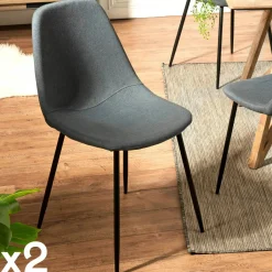 LOMBARDIE Tables Basses Design|Table basse gigogne en céramique forme design (lot de 2 pièces)