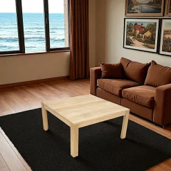 Gala Tables Basses Carrées|Table basse hévéa 80x80cm