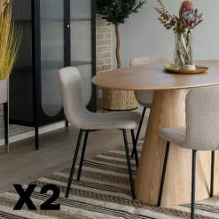 SALTA Tables Basses En Verre|Tables Basses Rondes|Table basse noire plateau verre – pied croix effet bois