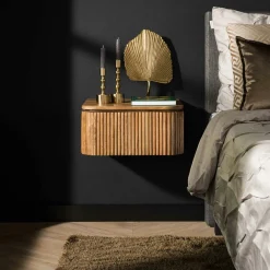 RALF Sellettes En Métal|Tables D'Appoint Rondes|Table basse ronde design couleur anthracite et cuivré (2 pièces)