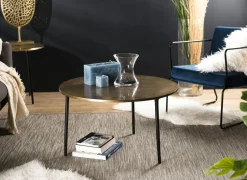 ZALA Tables Basses Rondes|Tables Basses Design|Table basse ronde dorée