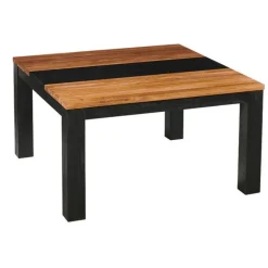 PORTREE Tables À Manger Carrées|Tables À Manger En Chêne|Table carrée en bois 140 cm