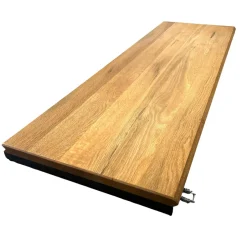 PALERME Tables À Manger En Chêne|Tables À Manger En Bois|Table carrée extensible en chêne huilé 130 cm