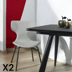 TORONTO Tables À Manger Rectangulaires|Tables À Manger En Céramique|Table céramique extensible gris foncé 140-180 cm