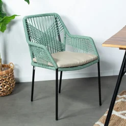 GRENADE Tables De Jardin|Table de balcon pliante vert d'eau D 60 cm