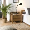 DENVER Univers Déco·Maison De Campagne|Table de chevet en bois de pin recyclé 1 tiroir
