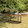 MACAO Tables De Jardin|Table de jardin extensible ovale en teck 180/240