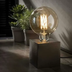 JENA Bouts De Canapé En Métal|Bouts De Canapé En Bois|Table de nuit avec rangement effet chêne - 1 porte 1 niche