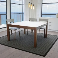 Helena Tables À Manger Carrées|Tables À Manger En Bois|Table de repas carrée Hévéa 130x130x76cm