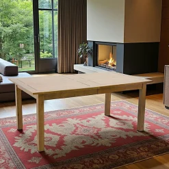 Tradition Tables À Manger Extensibles|Tables À Manger En Bois|Table de repas Hévéa extensible 180/240/300x100x76cm