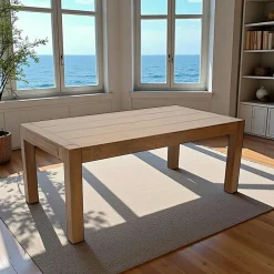 Attan Tables À Manger Scandinaves|Tables À Manger Extensibles|Table de repas Hévéa extensible 190/290x100x76cm