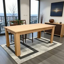 Baltic Tables À Manger Scandinaves|Tables À Manger En Bois|Table de Repas Hévéa 180x90x76cm