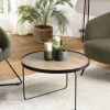 Landaise Tables Basses Rondes|Table de salon ronde pieds design
