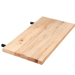 ETNA Tables À Manger Rectangulaires|Tables À Manger En Chêne|Table extensible en chêne blanc bords naturels 180 x 90 cm