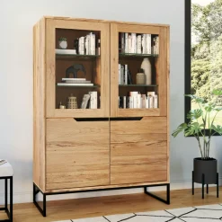 PALERME Tables À Manger Rectangulaires|Tables À Manger En Chêne|Table extensible en chêne huilé avec bords naturels 200 cm