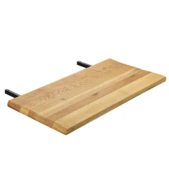 ETNA Tables À Manger Rectangulaires|Tables À Manger En Chêne|Table extensible en chêne huilé bords naturels 180 x 90 cm