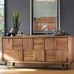 NOVA Tables Basses Gigognes|Table gigogne noir et or (lot de 2 pièces)