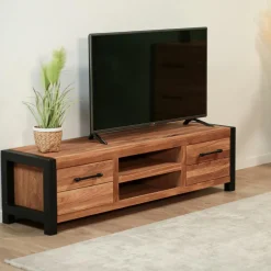 MANHATTAN Tables À Manger Rectangulaires|Tables À Manger En Chêne|Table mikado en chêne 220 cm