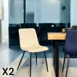 Lucknow Tables À Manger Rectangulaires|Tables À Manger En Bois|Table pied central bois de manguier noir 200 cm