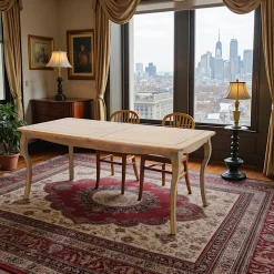 Tradition Tables À Manger Extensibles|Tables À Manger En Bois|Table repas extensible galbée hévéa 180/240cm