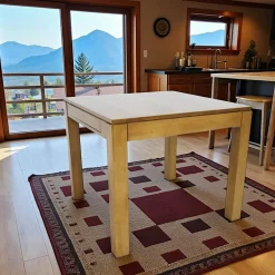 Helena Tables À Manger Carrées|Tables À Manger Extensibles|Table repas extensible hévéa 90/154cm