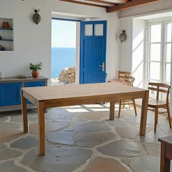 Attan Tables À Manger Scandinaves|Tables À Manger Extensibles|Table repas rectangle extensible 180-280cm hévéa