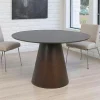 LISBONNE Tables À Manger Rondes|Tables À Manger En Bois|Table ronde en bois foncé Ø120 cm
