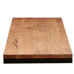 PALERME Tables À Manger Rondes|Tables À Manger En Chêne|Table ronde extensible en chêne brun 140 cm