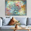 Tableaux / Toiles|Tableau abstrait coloré – peinture moderne sur toile