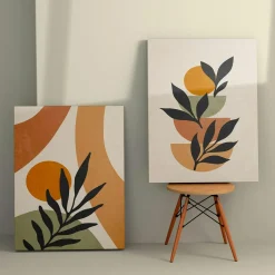 Tableaux / Toiles|Tableau abstrait coloré – peinture moderne sur toile