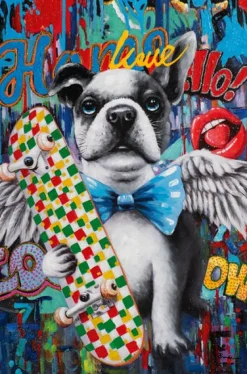 Tableaux / Toiles|Tableau de cheval multicolore