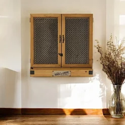 LAMPHUN Univers Déco·Vintage|Meubles De Salon·Etagères Murales|Tableau mural vintage déco 2 portes