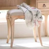 BLOIS Meubles De Salon·Poufs|Tabouret bois tissu
