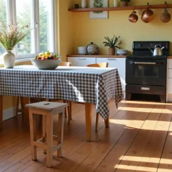 Tradition Meubles De Salle À Manger·Tabourets|Tabouret carré droit Hévéa 28x28x55cm