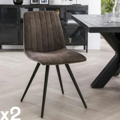 GALWAY Univers Déco·Design Contemporain|Chaises Bouclettes|Tabouret de bar rose en tissu bouclette (lot de 2)