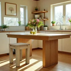 Olga Meubles De Salle À Manger·Tabourets|Tabouret hévéa