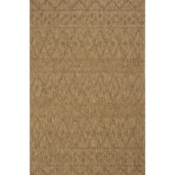 ISTANBUL Tapis|Textile·Tapis|Tapis beige motifs losanges – franges, 120x180 cm